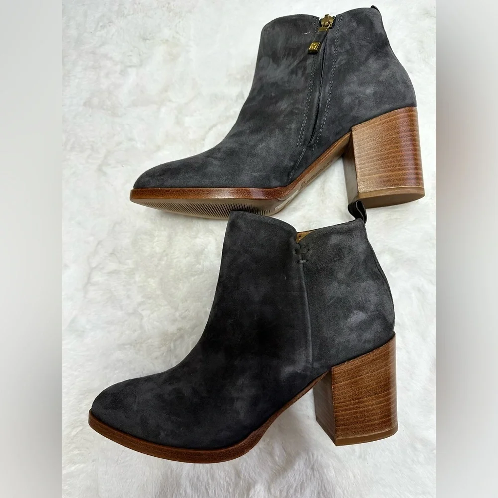 Alberto Fermani Charcoal Ankle Booties